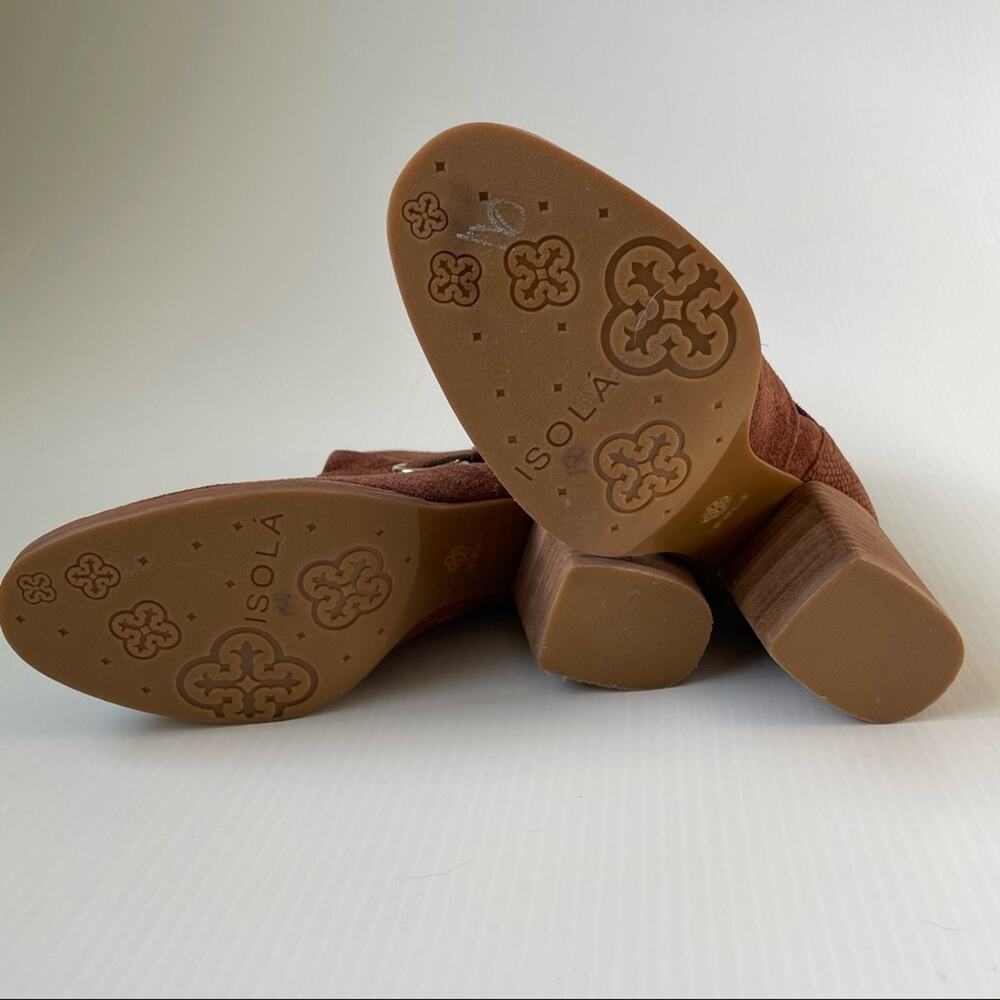 Isola Lavoy Block Heel Boot With Coco Suede Heele… - image 7